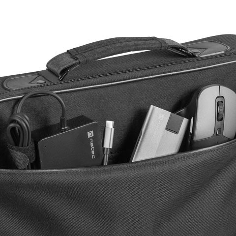 Natec Laptop Bag Impala 2 17.3", Onyx Black
