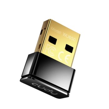 Cudy WU650 Wi-Fi Mini USB Adapter AC650 650Mbps Wi-Fi USB Adapter, Mini Size, 433Mbps at 5GHz + 200Mbps at 2.4GHz, Nano Size, USB 2.0