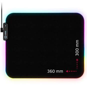 LORGAR Gaming Mouse Pad Steller 913 RGB Black