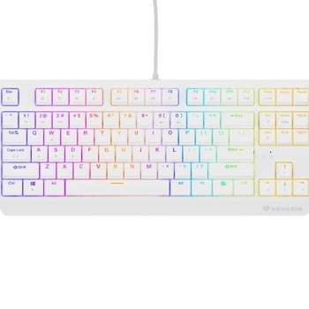 Genesis Gaming Keyboard Thor 230 TKL US RGB Mechanical Outemu Brown White Hot Swap