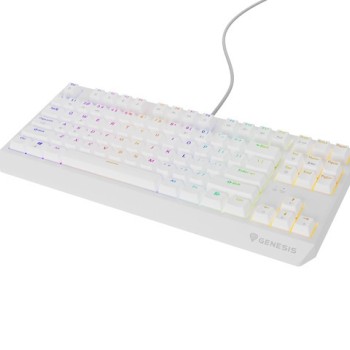 Genesis Gaming Keyboard Thor 230 TKL US RGB Mechanical Outemu Brown White Hot Swap
