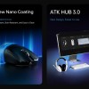 ATK професионална геймърска мишка Wireless Gaming Mouse F1 Ultimate 2.0 - 8K, Black