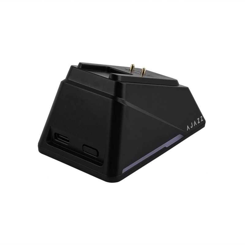 Ajazz професионална геймърска мишка AJ159 APEX - Wireless Gaming Mouse - 8K, Magnetic Charging Dock, Black