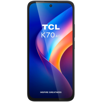 TCL K70 5G Smartphone, 6.8'' 120Hz Display, Snapdragon 4 Gen 2, 4GB RAM, 128GB, 50MP Camera, 5200mAh Battery, 18W Fast Charging, IP64, 5G