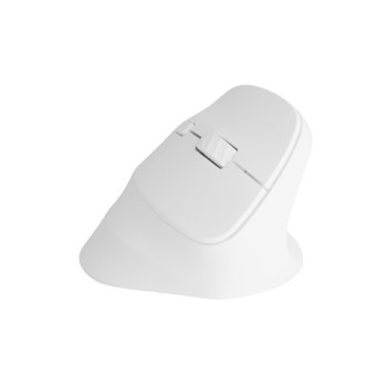 Natec Vertical Mouse Crake 2 Wireless, 2400DPI Bluetooth 5.2 + 2.4 GHz White