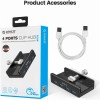 Orico хъб USB 3.0 HUB Clip Type 4 port - aux Micro-USB power input, Black - MH4PU-P-BK