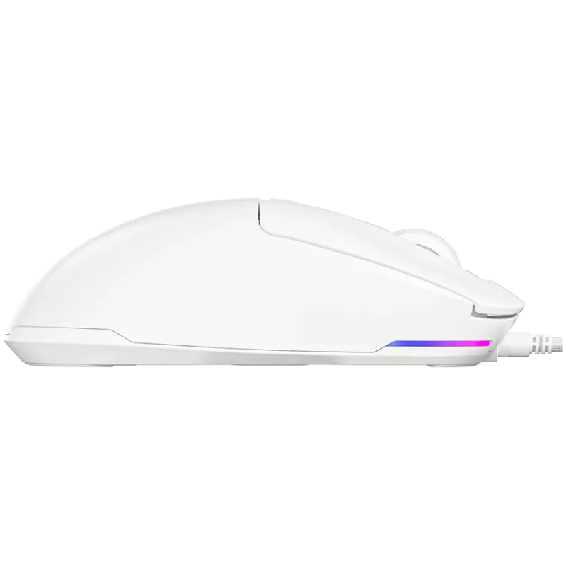 LORGAR Gaming Mouse MSA10R Advanced Wired PixArt 3311 White