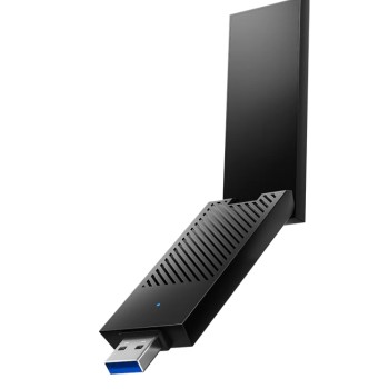 Cudy WU5400 Tri-Band Wi-Fi 6/6E AX5400 USB 3.0 Adapter 802.11ax/ac/a/b/g/n 2402Mbps at 6GHz 2402Mbps at 5Ghz 574Mbps at 2.4GHz