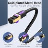 Vention Кабел LAN SSTP Cat.7 Patch Cable - 0.5M Black 10Gbps - ICDBD