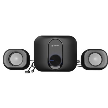 Natec Speakers Pug 11w rms 2.1, Black