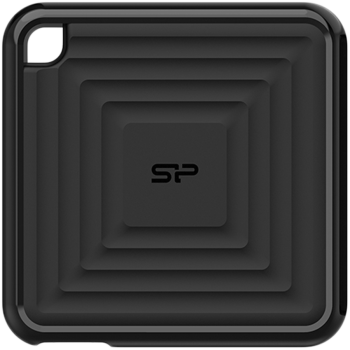 Silicon Power PC60 256GB Portable SSD SATAIII USB 3.2 Gen2 (Type-C) Portable SSD, R/W: up to 540MB/s; 500MB/s, Black
