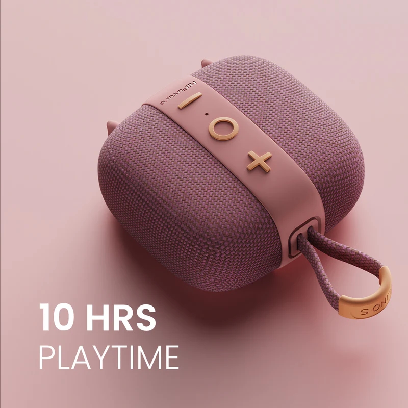 HiFuture LINO S Purple, Bluetooth 5.4, IPX7 Waterproof, 12W Output, Pair to Play (TWS Mode), Up to 10 Hours Playtime, Support Auracast (Up to 100 units pair), Built-in Powerful DSP with DynaBoost Technology