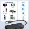 Orico хъб USB3.0 HUB - 3 x USB3.0, SD, TF - PAPW3AT-U3-015-BK