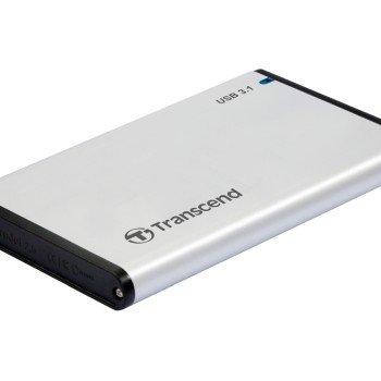 Transcend 0GB StoreJet 2.5" (SATA), USB 3.1, Aluminum housing