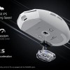 MCHOSE професионална геймърска мишка G3 V2 White - Wireless Gaming Mouse - 1K, Omron Mechanical
