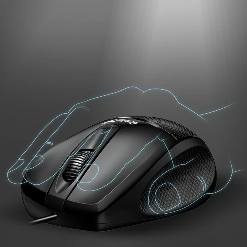 Genius Мишка Mouse DX-150X Black - USB, Ergonomic Design