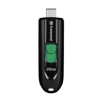 Transcend 256GB, USB3.2, Pen Drive, Type-C, Capless, Black