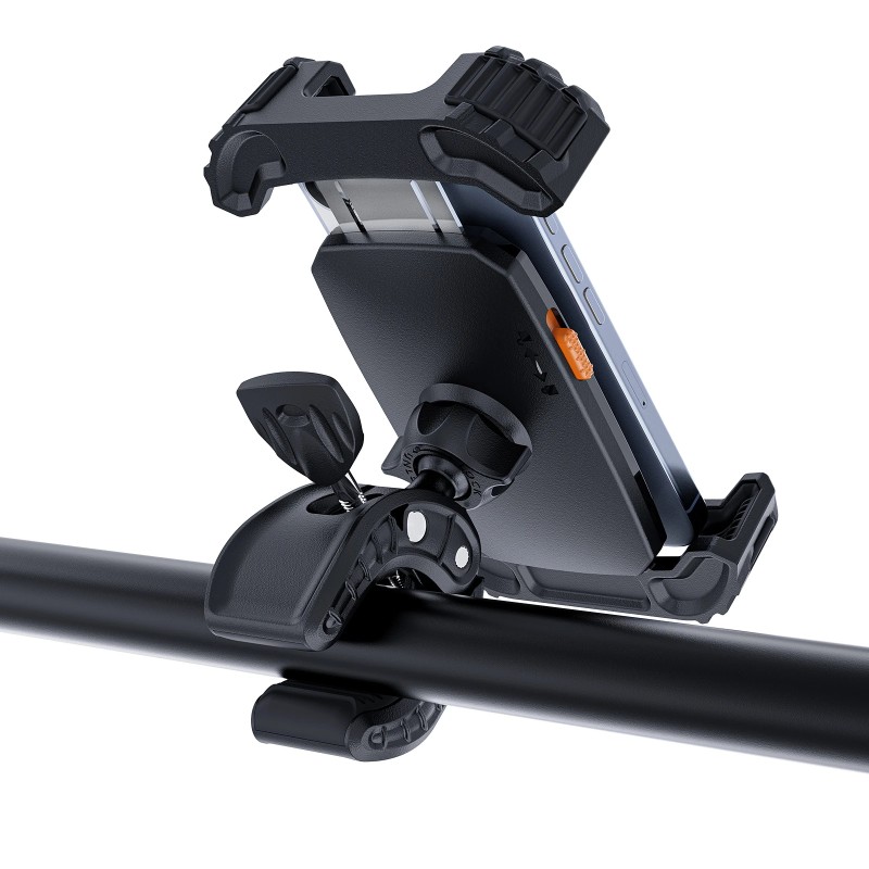 Acefast Стойка за телефон за колело Bicycle phone holder - Anti-skid, Shock-Absorbing - D23 - Black