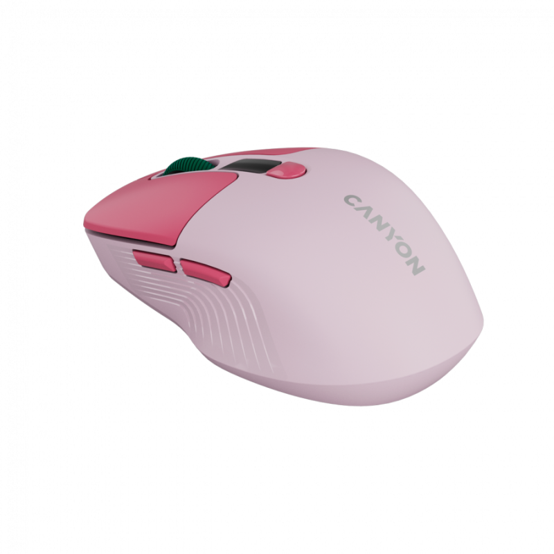 CANYON mouse MW-26 LCD Silent Dual Mode Wireless Pink