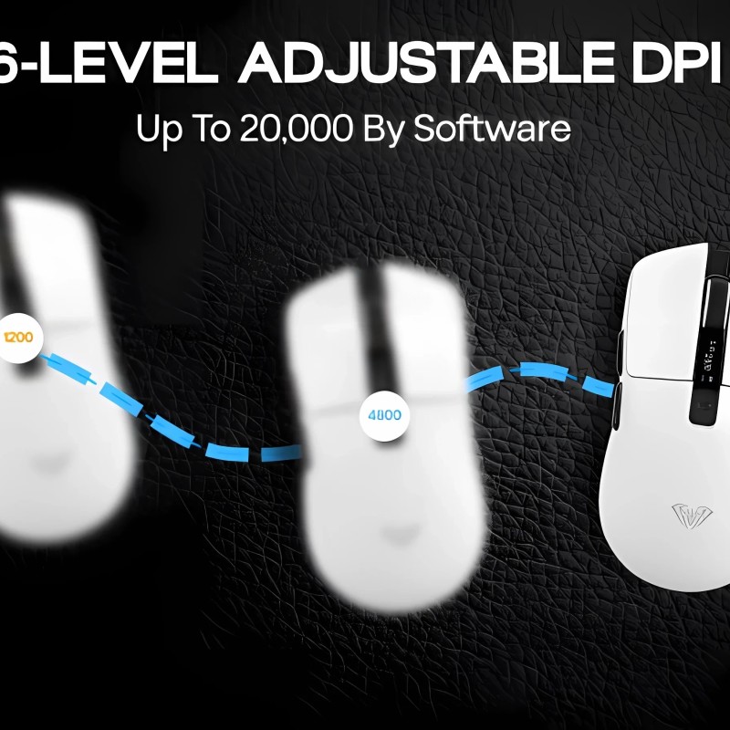 Aula професионална геймърска мишка Wireless Gaming Mouse SC590 PRO - Smart Display, Black