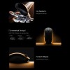 ATK професионална геймърска мишка Wireless Gaming Mouse A9 2.0 Tri-mode Nearlink - 1K, White