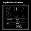 VXE професионална геймърска мишка Wireless Gaming Mouse Dragonfly R1 SE+ - Huano Blue Glow V2, Black