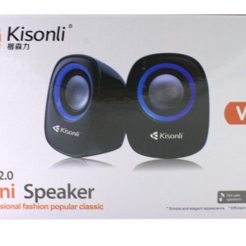 Тонколони Kisonli V360, 1.5W*2, USB, Различни цветове - 22046