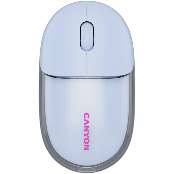 CANYON mouse OnClick 24 BT/ Wireless Transparent/Blue