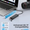 Orico хъб USB3.0 HUB - 3 x USB3.0, SD, TF - PAPW3AT-U3-015-BK