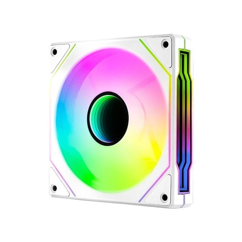 AeroCool вентилатор Fan 120mm Phantom M-3 - Infinity Mirror ARGB - White