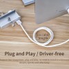 Orico хъб USB 3.0 HUB Clip Type 4 port - Aluminum - MH4PU-SV