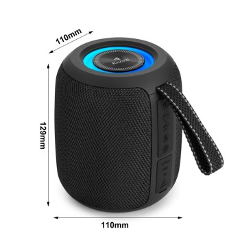 Тонколона Kisonli Q26, Bluetooth, USB, SD, FM, RGB, Различни цветове - 22287