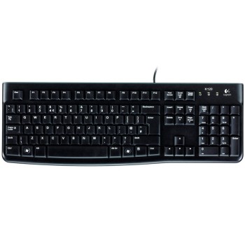 LOGITECH Corded Keyboard K120 - Business EMEA - Bulgarian layout - BLACK