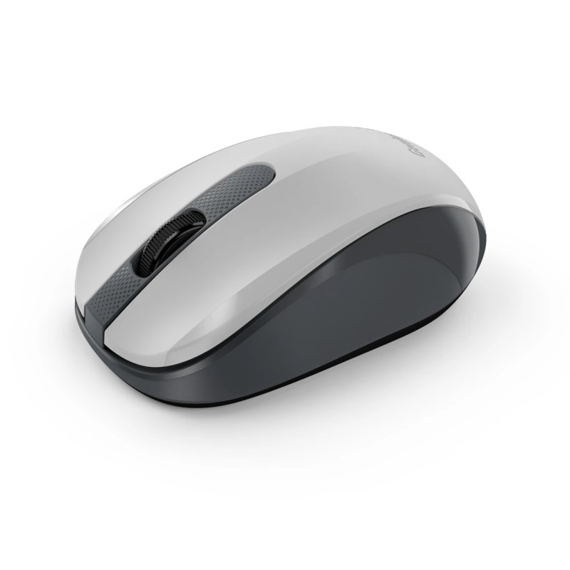Genius безжина безшумна мишка Wireless Silent Mouse - NX-8008S White+Gray - Silent, 2.4GHz