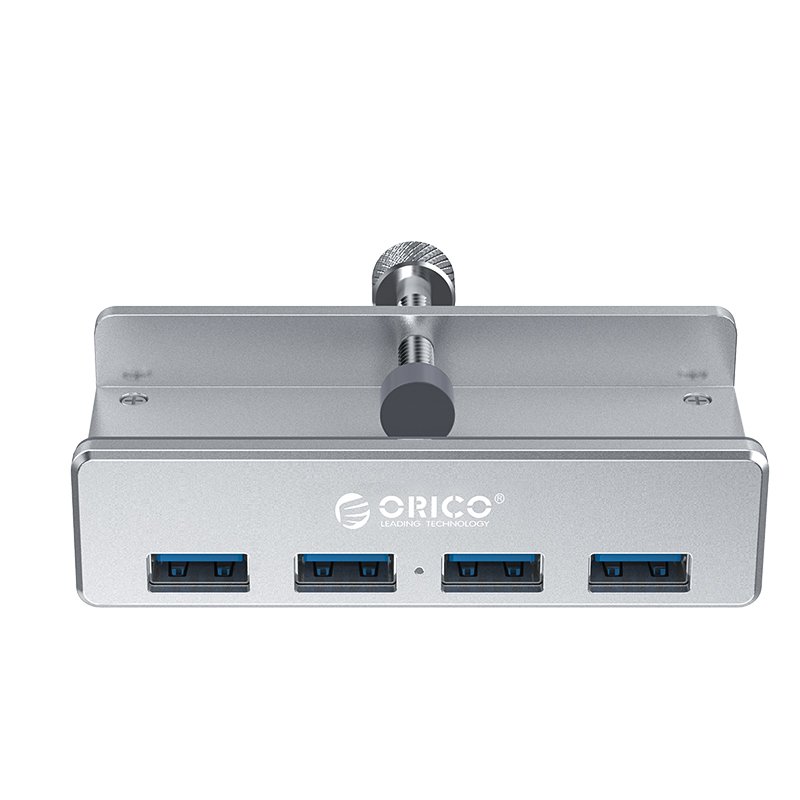 Orico хъб USB 3.0 HUB Clip Type 4 port - Aluminum - MH4PU-SV