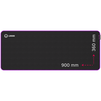 LORGAR Gaming Mouse Pad Main 319 Speed Black/Purple