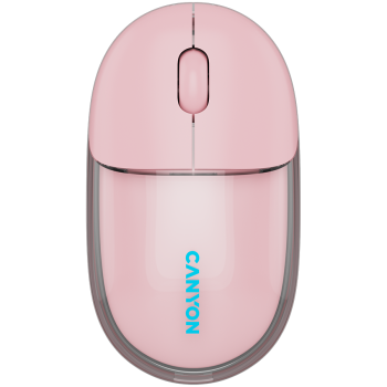 CANYON mouse OnClick 24 BT/ Wireless Transparent/Pink