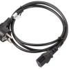 Lanberg CEE 7/7 -> IEC 320 C13 power cord 1.8m VDE, black