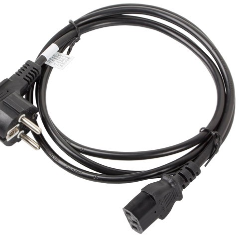 Lanberg CEE 7/7 -> IEC 320 C13 power cord 1.8m VDE, black